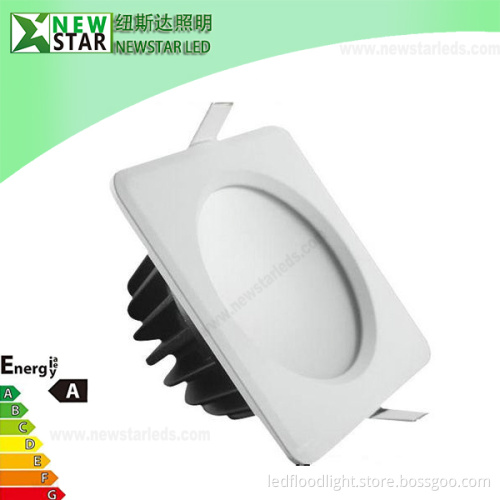 7W 9W 12W 15W Square IP65 waterproof LED Downlights, Bathroom ceiling LED light